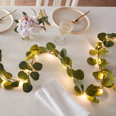 Световая гирлянда новогодняя Frank эвкалипт 8092 2 м желтый