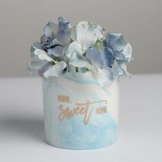 Цветочное кашпо Дарите Счастье Милый Р00002903 0,8 л голубой 1 шт.