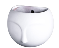 Цветочное кашпо Хорошие сувениры Силуэт с подвесом Р00013442 0,35 л белый 1 шт.