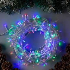 Световая гирлянда новогодняя Luazon Lighting нить 3556803 20 м разноцветный
