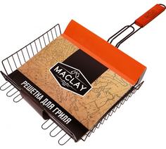 Решетка гриль для мяса Maclay Premium, глубокая, 28х31х6 см 2816522