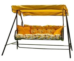 Садовые качели Olsa Бари С1100 204x121x144,5 см желтый Ольса