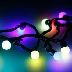 Уличная светодиодная гирлянда Ardecoled шарики 230V разноцветный RGB 025592