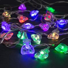 Световая гирлянда новогодняя Luazon Lighting подарки 1080396 5 м разноцветный