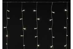 Гирлянда Бахрома 4.5х0.7м 200Led тепл. бел. IP44 провод прозр. 230В транзит IEK LGDU301-