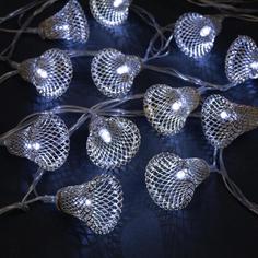 Световая гирлянда новогодняя Luazon Lighting колокольчик 2388630 4 м белый холодный