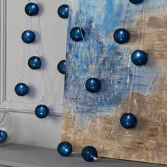 Световая гирлянда новогодняя Luazon Lighting клубки изумрудные 5985173 5 м белый холодный