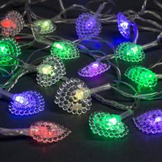 Световая гирлянда новогодняя Luazon Lighting сердце малое 1080381 5 м разноцветный
