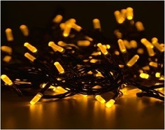 Световая гирлянда новогодняя Funray лучики SE-BEAM-110Y 10 м желтый