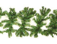 Гирлянда РОЖДЕСТВЕНСКАЯ 30, темно-зеленая, хвоя - PVC, 270х20 см, MOROZCO