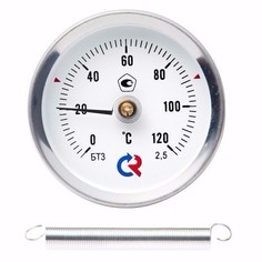 Термометр биметаллический накладной БТ-30.010 0...120С кл.2.5 | код 00000002384 | РОСМА (