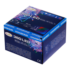 Световая гирлянда новогодняя Lotti Уличная 29,7 м белый теплый