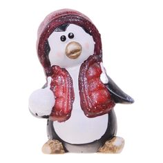 Фигурка Festive Пингвин в шапке 14 см
