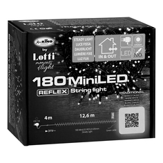 Световая гирлянда новогодняя Lotti Уличная 16,6 м белый теплый