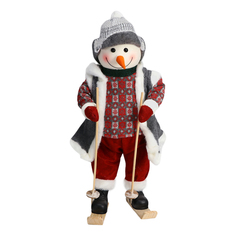 Фигурка Cheng kuo Снеговик на лыжах 76 см