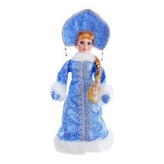 Фигурка новогодняя Sote Toys Снегурочка в кокошнике музыкальная 40 см