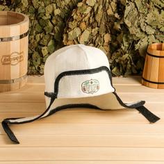 Шапка для бани Вип 2526406 onesize белый No Brand