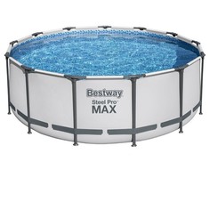 Бассейн каркасный Pool Set 396 х 122 см, фильтр-насос,лестница,тент 5618W Bestway