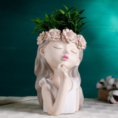 Цветочное кашпо Take It Easy Принцесса Р00019392 1,5 л бежевый 1 шт.