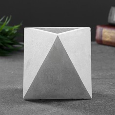 Цветочное кашпо Хорошие сувениры Абстракция Р00013442 0,15 л белый 1 шт.