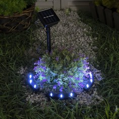 Подсветка для кустов SOLAR, IP44, "Обруч", LED-9-1.2V, БЕЛЫЙ Luazon Lighting