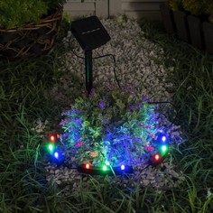 Подсветка для кустов SOLAR, IP44, "Обруч", LED-9-1.2V, МУЛЬТИ Luazon Lighting