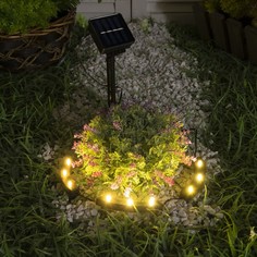 Подсветка для кустов SOLAR, IP44, "Обруч", LED-9-1.2V, Т/БЕЛЫЙ Luazon Lighting