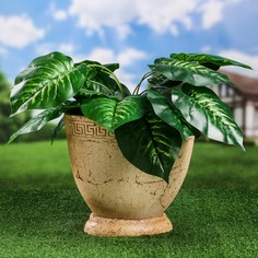 Цветочное кашпо Хорошие сувениры Монте-карло Р00013442 5 л бежевый 1 шт.