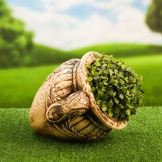 Цветочное кашпо Хорошие сувениры Камея 3 л бежевый