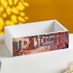 Цветочное кашпо Дарим красиво Прованс №9 7454923 8 л белый; микс