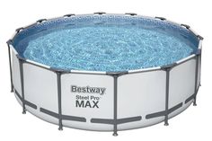 5612X Каркасный бассейн Steel Pro Max 427х122см, 15232л, фил.-насос 3028л/ч, лестница, тен Bestway