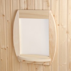 Зеркало из липы Бочка, 63х46х16 см Добропаровъ