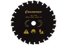 Нож с долотообразными зубцами (200х20 мм) Champion C5109