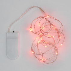 Гирлянда 2 м, 20 led, красный No Brand