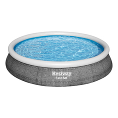 Бассейн Bestway Fast Set голубой 396 х 84 см 7340 л