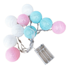 Гирлянда Шарики Весна 10 LED 3 м No Brand