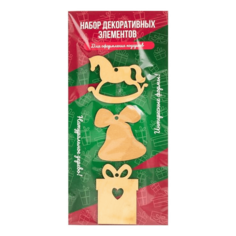Декоративные элементы 3 шт в ассортименте (фигурка по наличию) No Brand