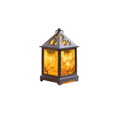 Светодиодная фигурка Luazon Lighting "Серебристый фонарь с лосем и косулей" 6,3х12х6,3 см