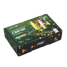 Светодиодные свечи Luazon Lighting На прищепках, 10 см, 10 шт