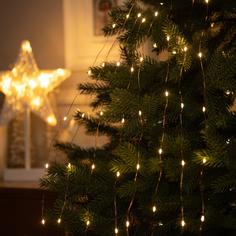 Гирлянда Luazon Lighting "Конский хвост", 8 медных нитей по 2 м, IP20, 160 LED