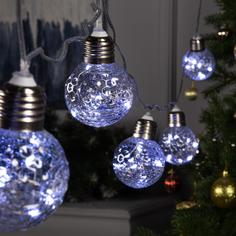 Гирлянда Luazon Lighting "Нить", Лампочки-шары, 3 м, IP20, , 80 LED, свеч. Белое