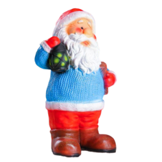 Статуэтка Хорошие сувениры "Дед Мороз с фонариком", с блестками, 48 см