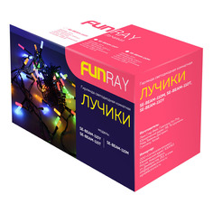 Гирлянда лучи FunRay 10 м мульти 100 ламп
