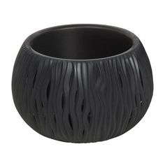 Цветочное кашпо Prosperplast Sandy bowl DSK290-S433 3,9 л антрацит 1 шт.