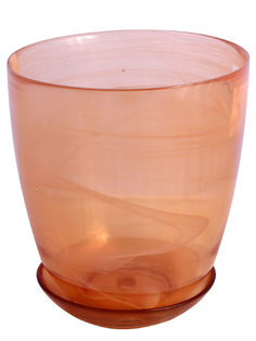 Цветочный горшок NiNaGlass 4840154719_ терракот