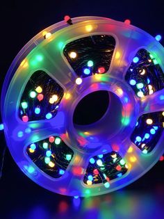 Световая гирлянда новогодняя LED 1004 50 м разноцветный