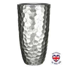 Цветочное кашпо Idealist Lite Мозаик ваза напольное MVASE31-SLV 47 л серебряное 1 шт.