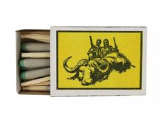 Спички охотничьи в коробке (5 коробок по 15 шт.) No Brand