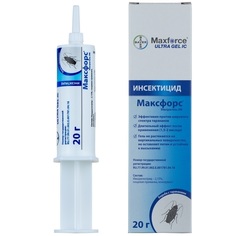 Maxforce Ultra Gel (Максфорс Ультрагель) гель от тараканов, 20 г Bayer