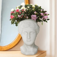 Цветочное кашпо Idealist Lite Античная голова ANT-FP-W-WHT-27 9,5 л белый 1 шт.